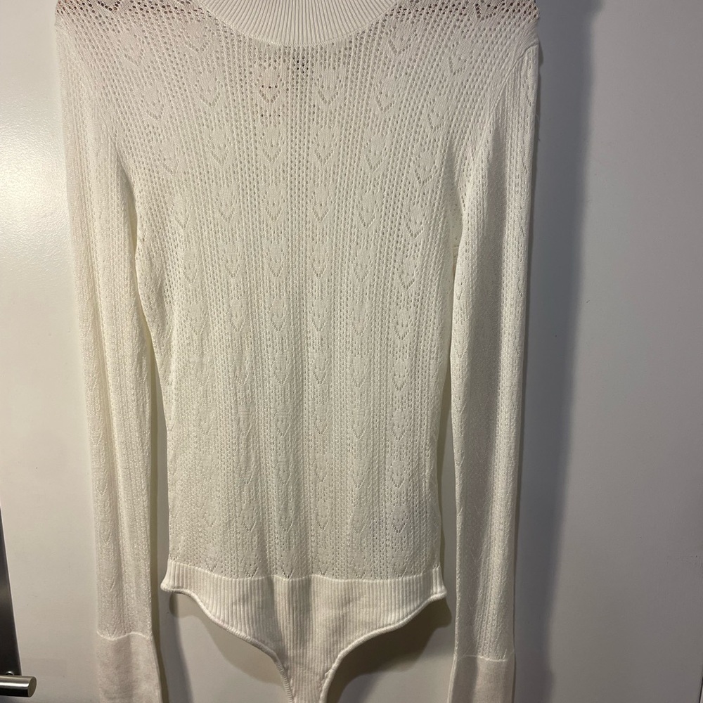 Free People Intimately Free Smile French Vanilla Sunday Best Bodysuit Size Large - Picture 6 of 14